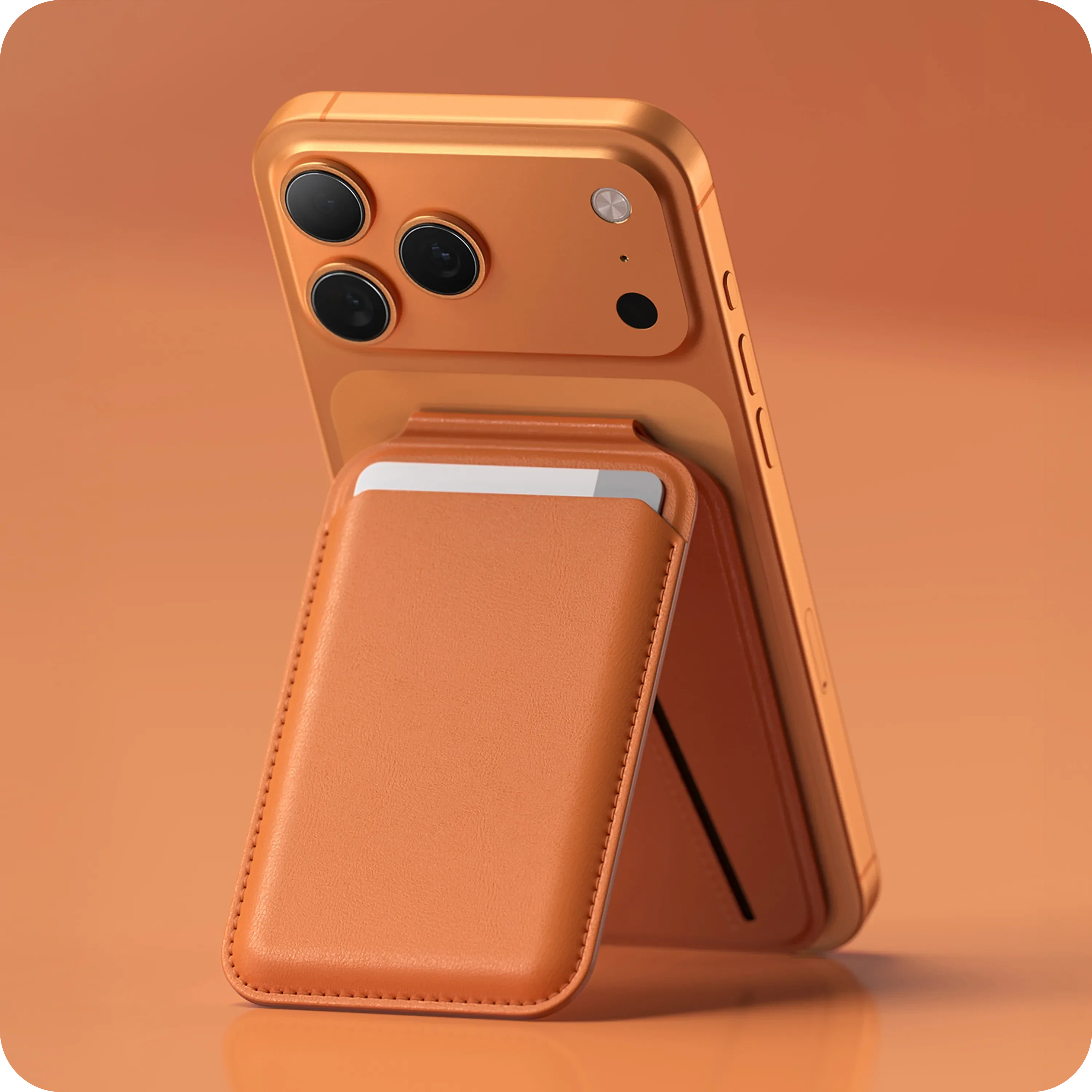 Wallet and phone stand